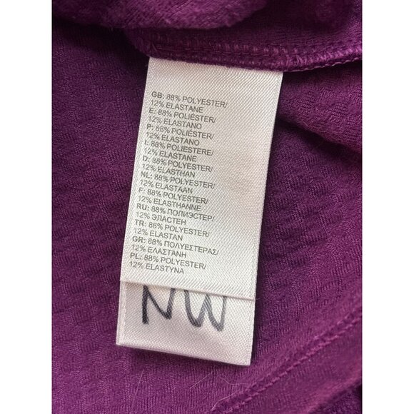 The North Face Womens Vaporwick Long Sleeve Purple Shirt M - Picture 3 of 7